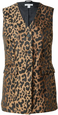 TOPSHOP Vesta k obleku  bronzová / čierna