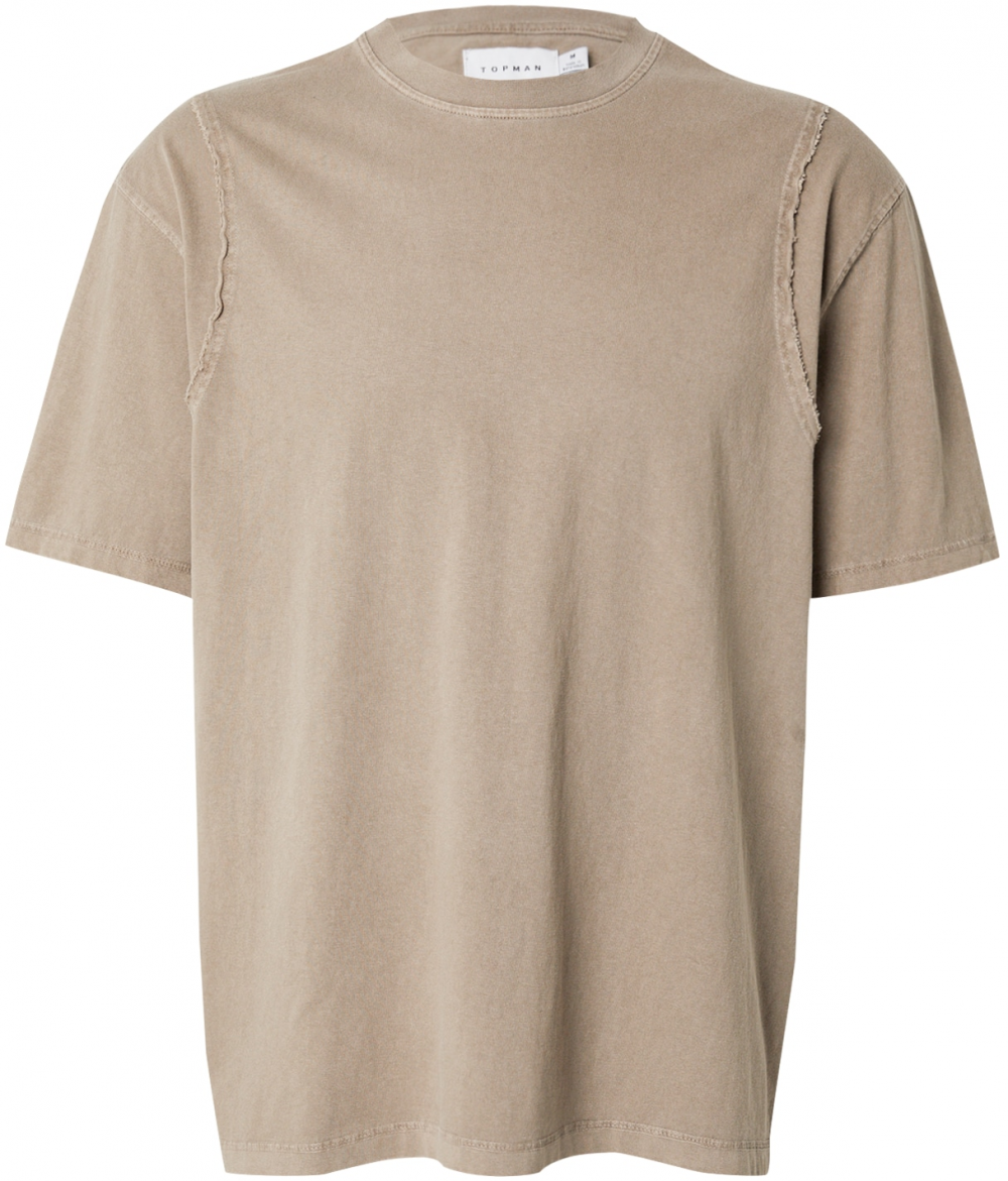 TOPMAN Tričko  kaki