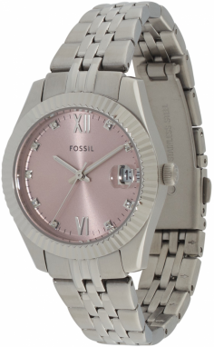 FOSSIL Analógové hodinky 'SCARLETTE'  svetloružová / strieborná