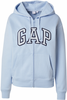 GAP Tepláková bunda 'HERITAGE'  námornícka modrá / svetlomodrá / biela