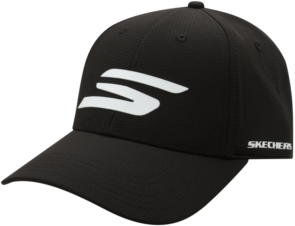 SKECHERS Čiapka 'Prime'  čierna / biela