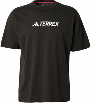 ADIDAS TERREX Funkčné tričko  čierna / biela