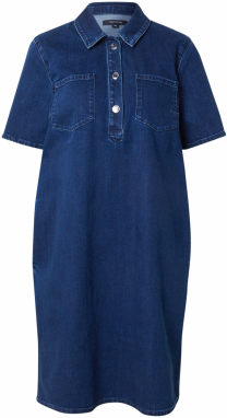 COMMA Šaty  modrá denim