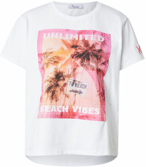 PRINCESS GOES HOLLYWOOD Tričko  hnedá / oranžová / svetloružová / biela