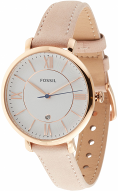 FOSSIL Analógové hodinky 'ES3988'  modrá / ružové zlato / ružová / biela