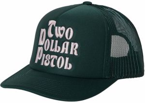 Brixton Čiapka 'TWO DOLLAR PISTOL'  jedľová / pastelovo ružová
