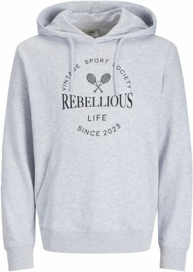 JJ Rebel Mikina  čierna / biela melírovaná