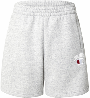 Champion Authentic Athletic Apparel Nohavice  sivá melírovaná / rubínová / biela