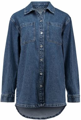 Hailys Prechodná bunda 'Mo44nila'  modrá denim