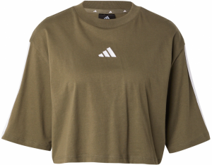 ADIDAS SPORTSWEAR Funkčné tričko  olivová / biela