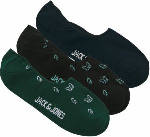 JACK & JONES Ťapky  tmavomodrá / tmavozelená / čierna / biela