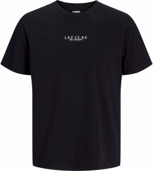 JJ Rebel Tričko 'JREBBERN'  sivá / čierna / biela