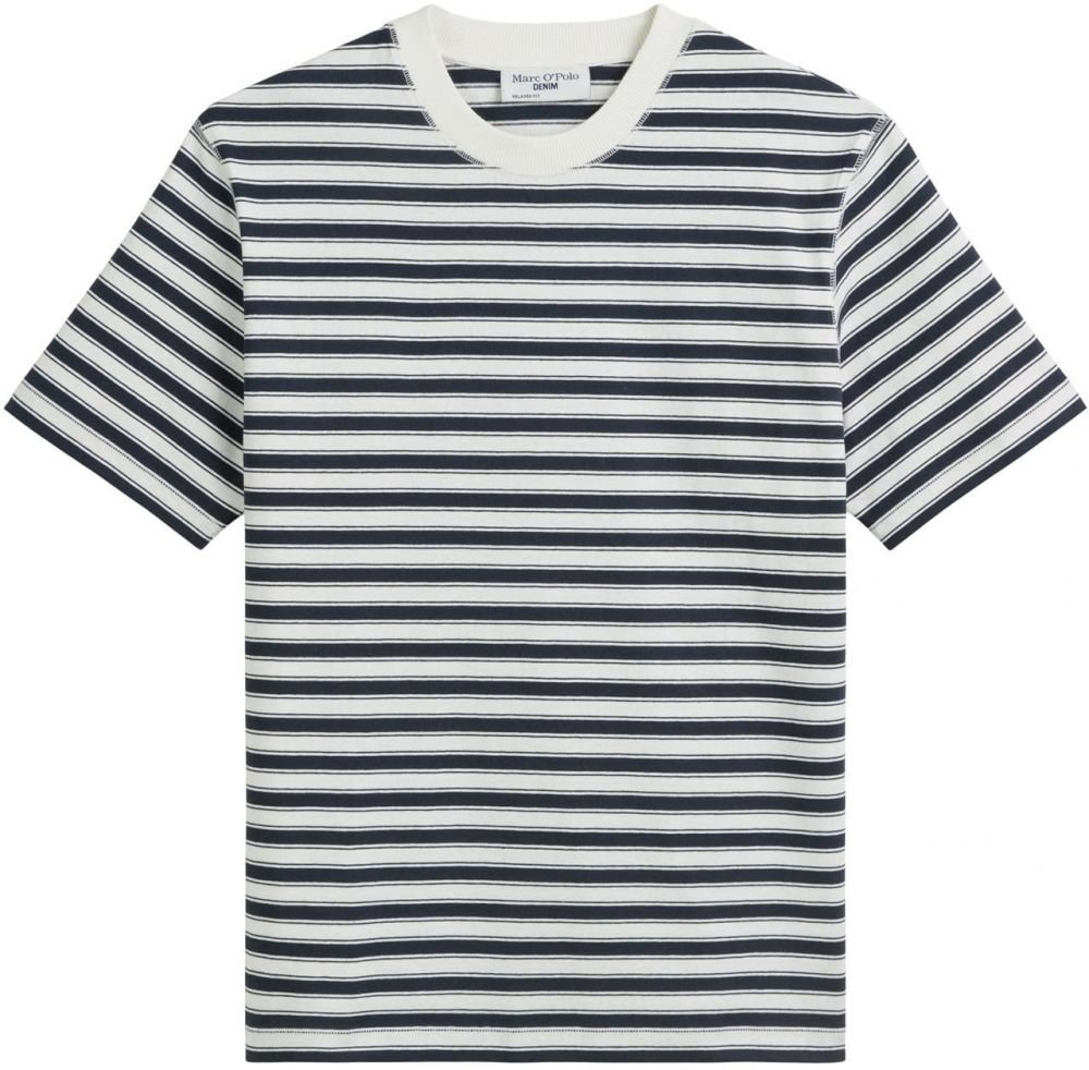 Marc O'Polo DENIM Tričko  námornícka modrá / biela