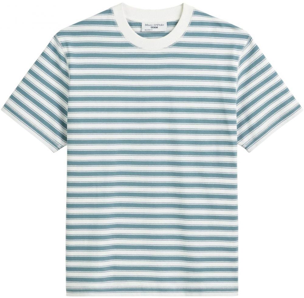 Marc O'Polo DENIM Tričko  modrozelená / biela