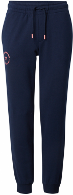 JACK & JONES Nohavice  tmavomodrá / svetločervená