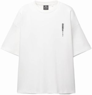 Pull&Bear Tričko  tmavosivá / čierna / biela