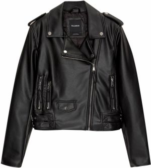 Pull&Bear Prechodná bunda  čierna