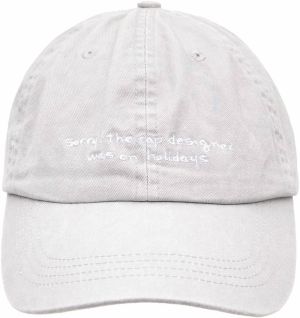 Pull&Bear Čiapka  svetlosivá / biela