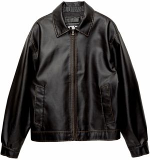 Pull&Bear Prechodná bunda  tmavohnedá