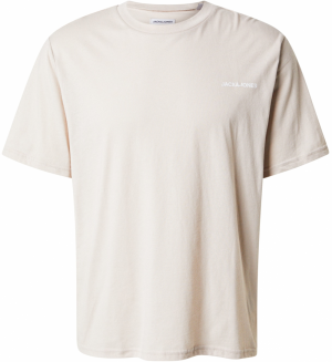 JACK & JONES Tričko 'JACEVEREST'  krémová / biela