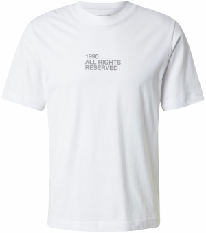 JACK & JONES Tričko 'JCODYNAMIC'  sivá / čierna / biela