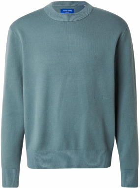 JACK & JONES Sveter 'JORVESTERBRO'  modrosivá