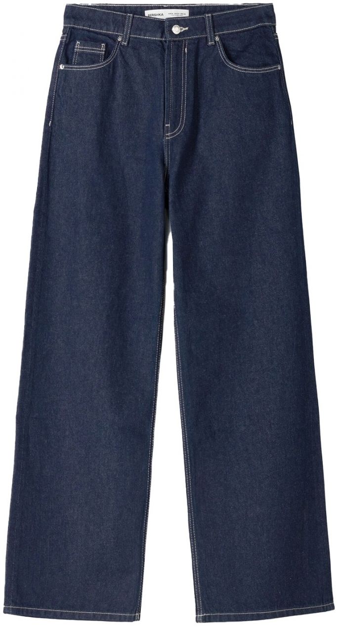 Bershka Džínsy  námornícka modrá