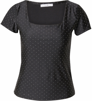 Hailys Tričko 'Ki44lia'  čierna / priehľadná