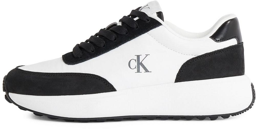 Calvin Klein Jeans Nízke tenisky 'ATHLEISURE'  čierna / biela
