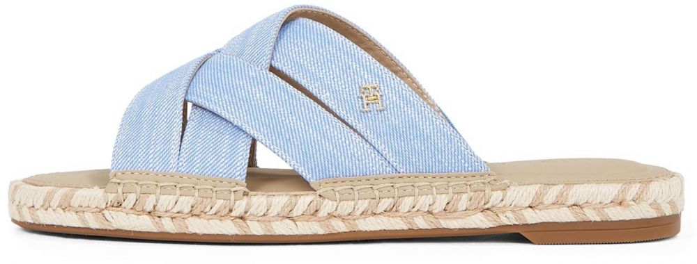 TOMMY HILFIGER Šľapky 'CHAMBRAY'  svetlomodrá