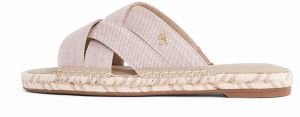 TOMMY HILFIGER Šľapky  béžová melírovaná