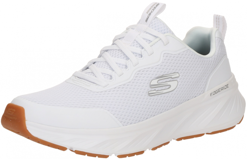 SKECHERS Nízke tenisky 'EDGERIDE'  strieborná / biela