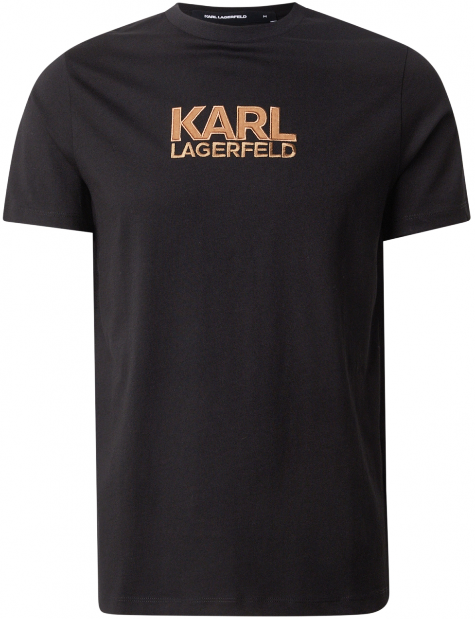 Karl Lagerfeld Tričko  hnedá / čierna