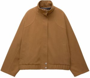 Pull&Bear Prechodná bunda  karamelová