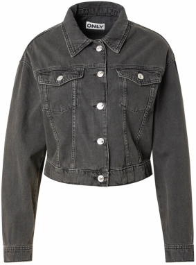 ONLY Prechodná bunda 'ONLMILLE'  čierny denim
