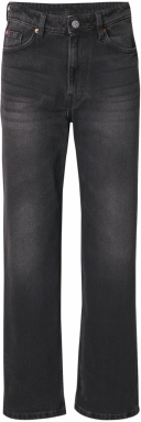 Monki Džínsy  čierny denim