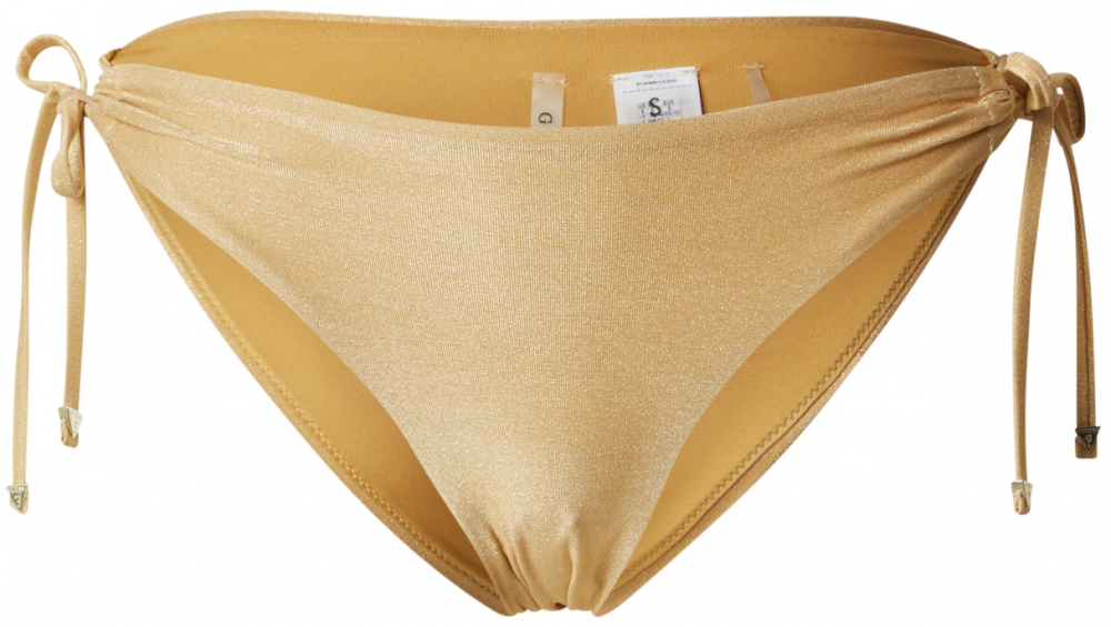 GUESS Bikinové nohavičky  zlatá