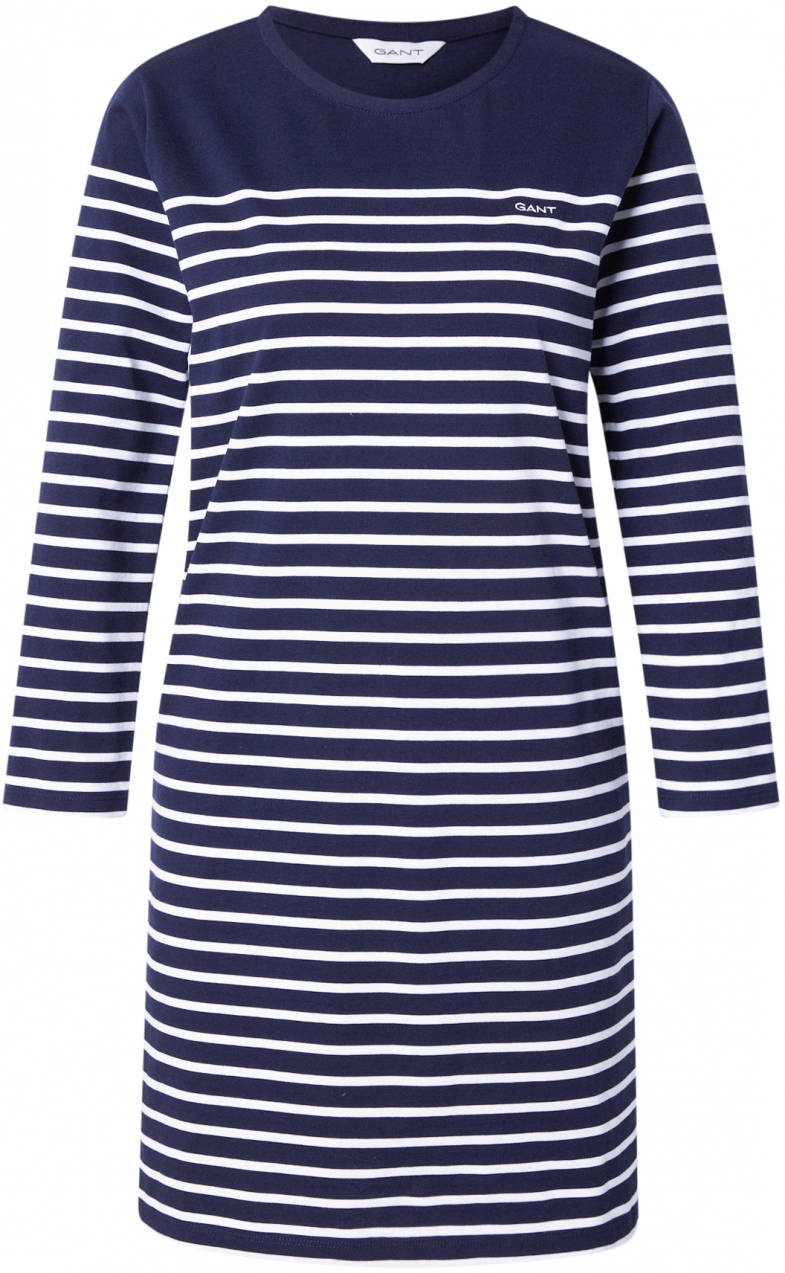 GANT Šaty 'Breton'  tmavomodrá / biela