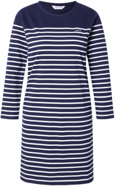 GANT Šaty 'Breton'  tmavomodrá / biela