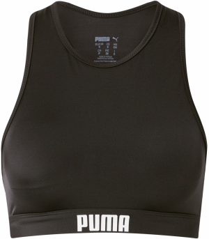 PUMA Bikinový top  čierna / biela