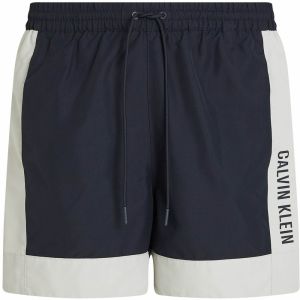 Calvin Klein Swimwear Plavecké šortky  námornícka modrá / biela