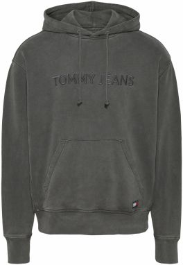 Tommy Jeans Mikina  tmavosivá