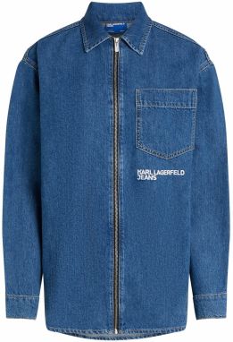KARL LAGERFELD JEANS Blúzka  modrá