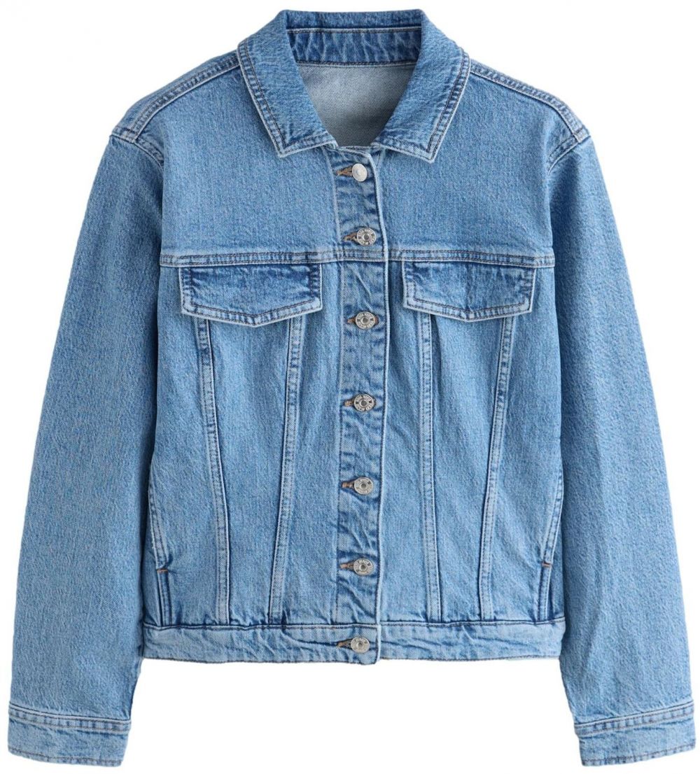 Next Prechodná bunda 'Essentials'  modrá denim