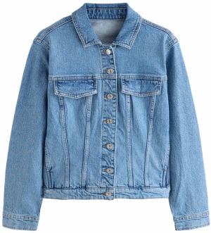 Next Prechodná bunda 'Essentials'  modrá denim