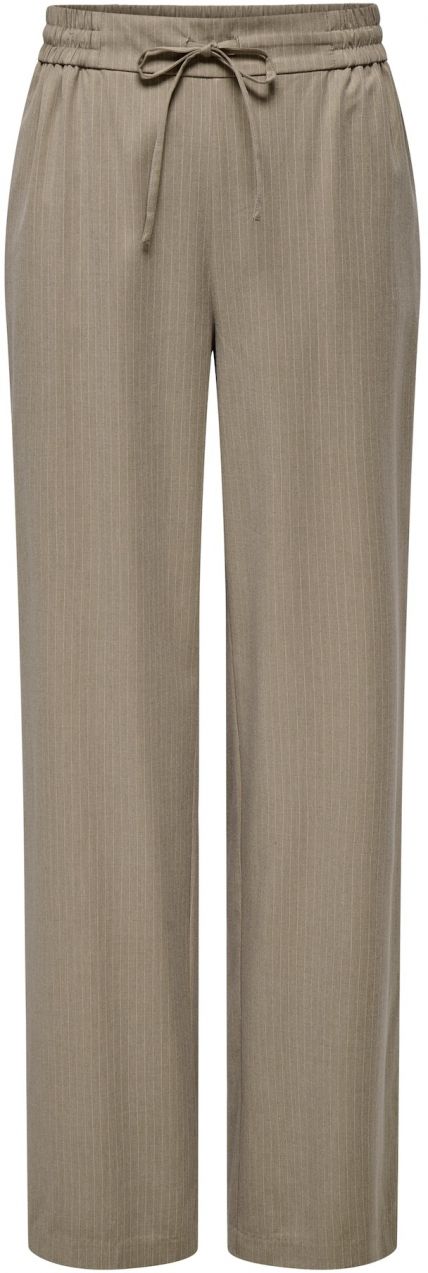 ONLY Nohavice 'ONLKAZO'  svetlohnedá / biela