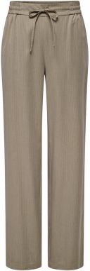 ONLY Nohavice 'ONLKAZO'  svetlohnedá / biela