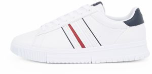 TOMMY HILFIGER Nízke tenisky  námornícka modrá / červená / biela