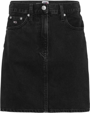 Tommy Jeans Sukňa  čierny denim