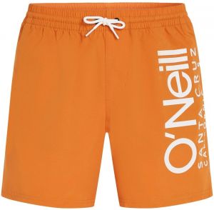 O'NEILL Plavecké šortky 'Original Cali 16'  tmavooranžová / biela